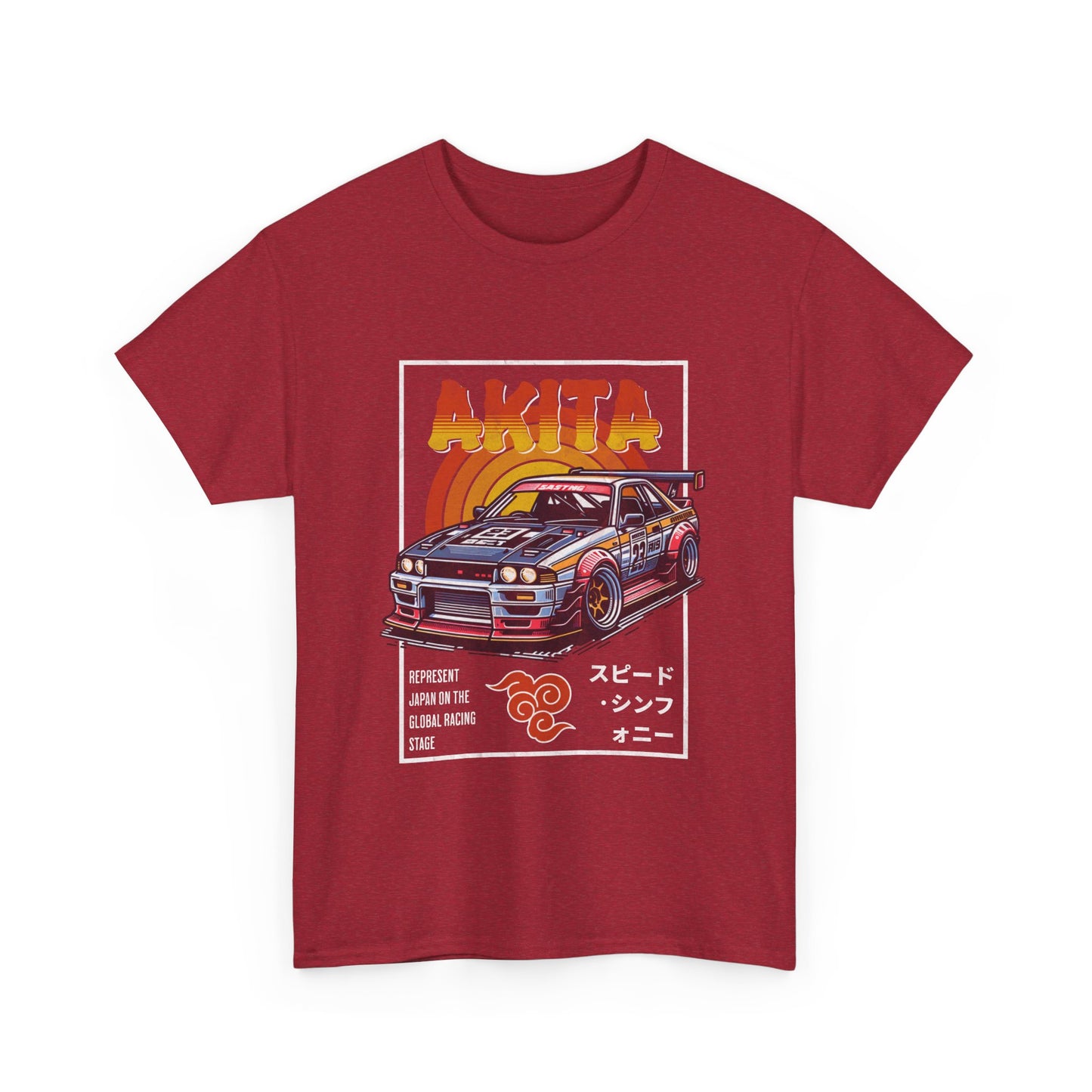 T-Shirt - JDM Car Design - Akita - Skyline