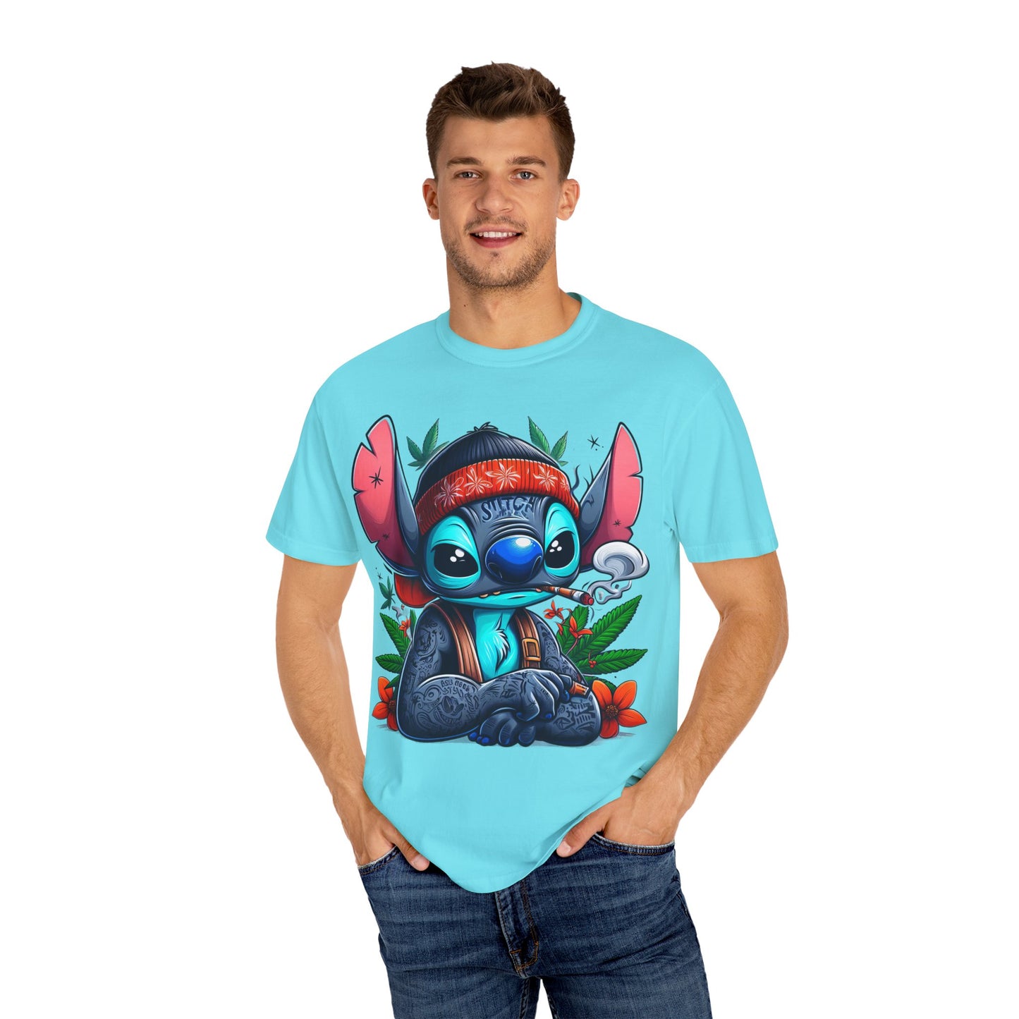 Funky Alien-Inspired Unisex T-Shirt | Casual Wear, Gift for Kids, Vintage Style, Festival Fashion, Graphic Tee, 420, Cannabis