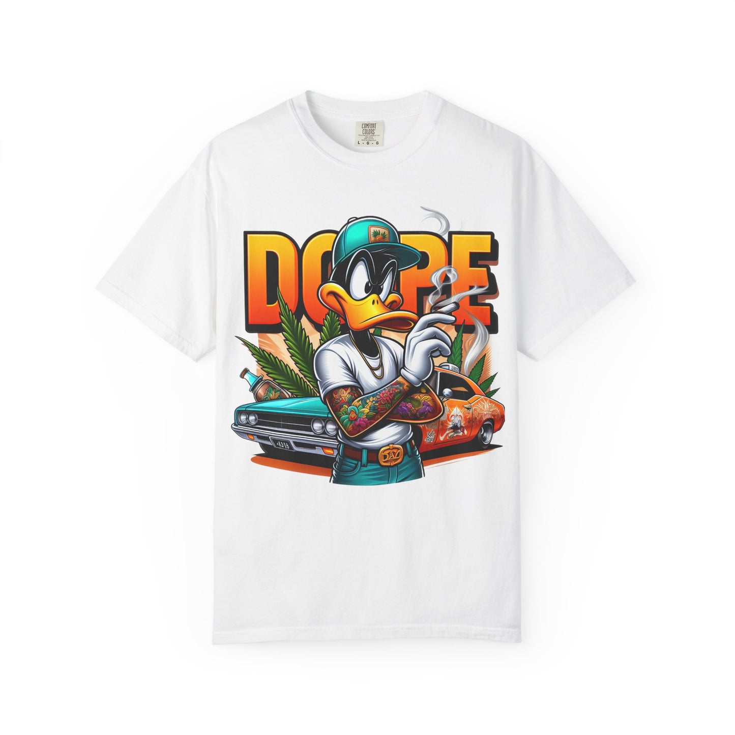 Dope Vibe Unisex Garment-Dyed T-Shirt | Streetwear Fashion, Casual Style, Hip Hop Merch, Graphic Tee, Cool Gift, Cannabis, 420