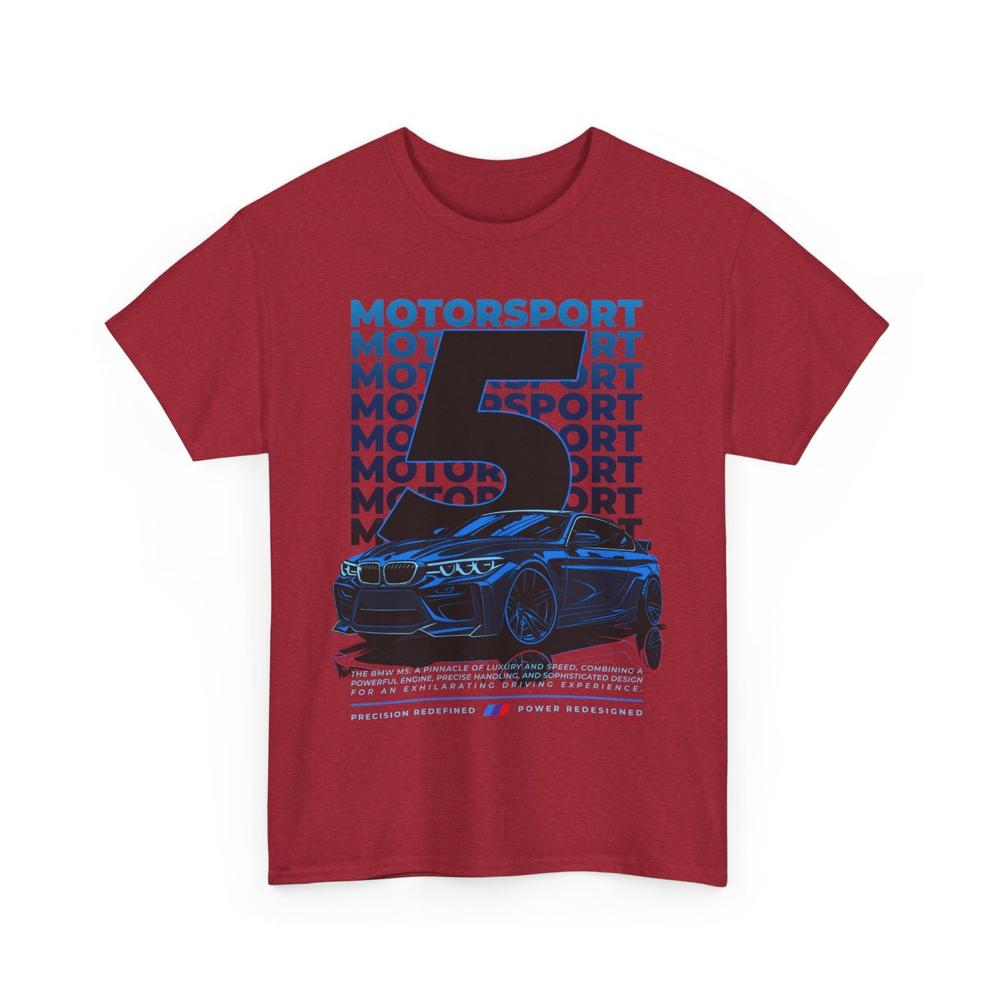 BMW M5 Motorsport Graphic Tee | Unisex Heavy Cotton Tee, Car Lover Gift, Racing Apparel, Automotive T-Shirt