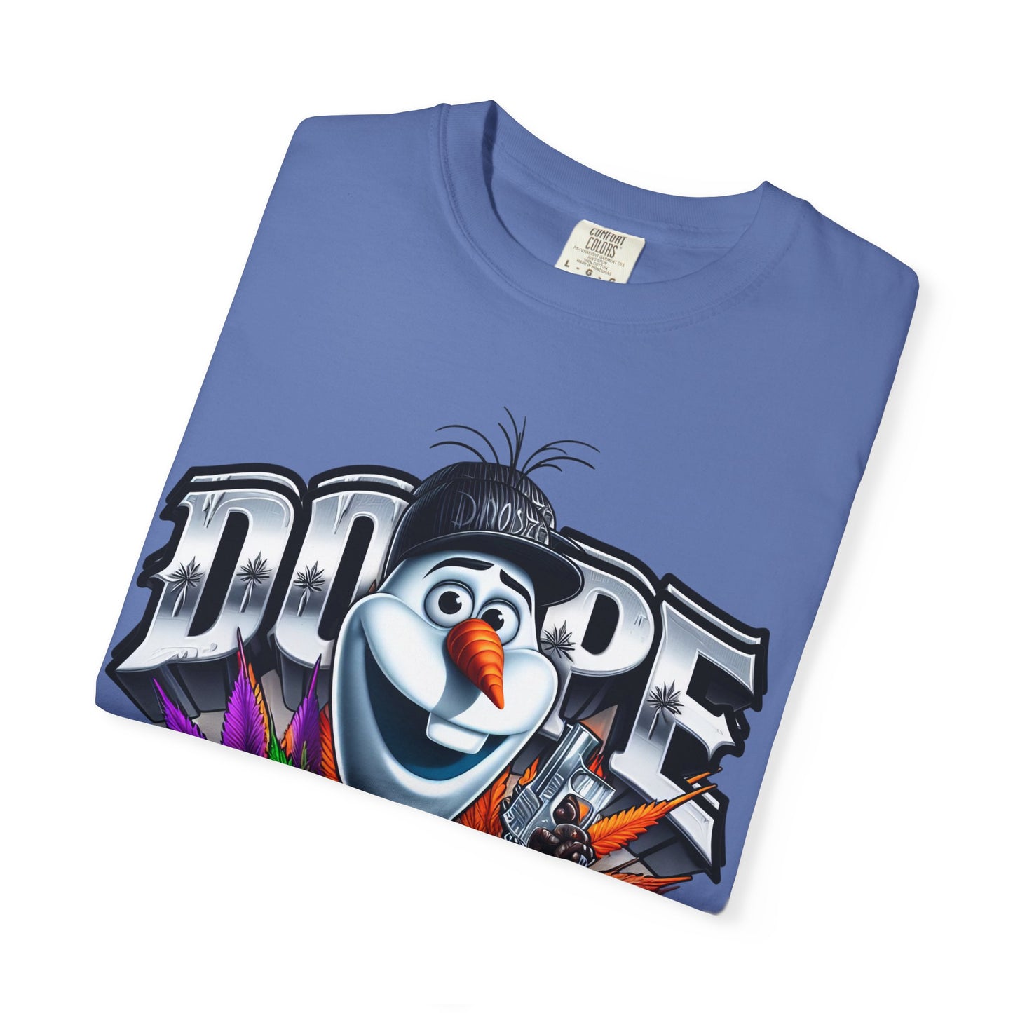 Dope Character Graphic Tee, Unisex T-Shirt for Casual Wear, Perfect Gift for Car Lovers, Cartoon Fan Apparel, Unique Statement Piece, 420, Cannabis