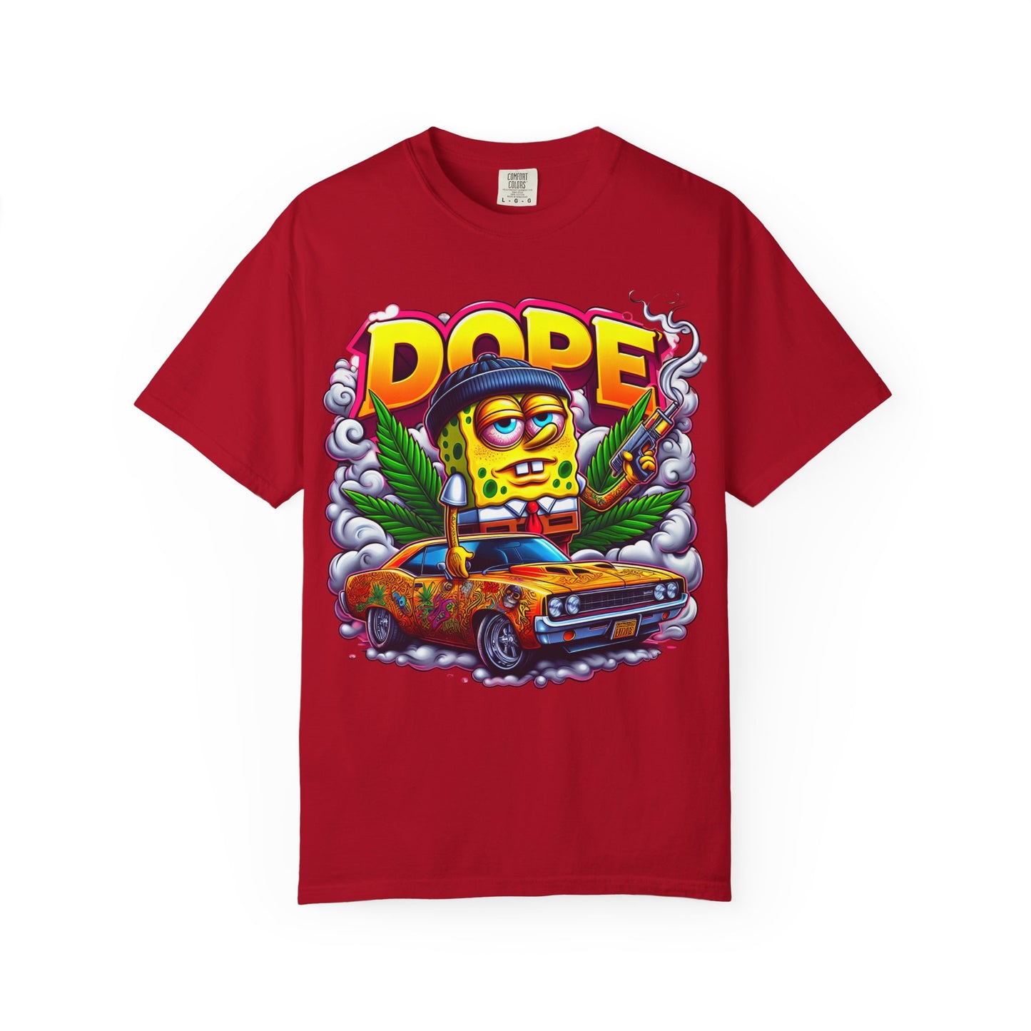 Vibrant Graphic Tee: Funky Cartoon T-Shirt, Unisex Fashion, Casual Wear, Gift for Friends, Streetwear Style, Cool Graphic Tee, 420, Cannabis