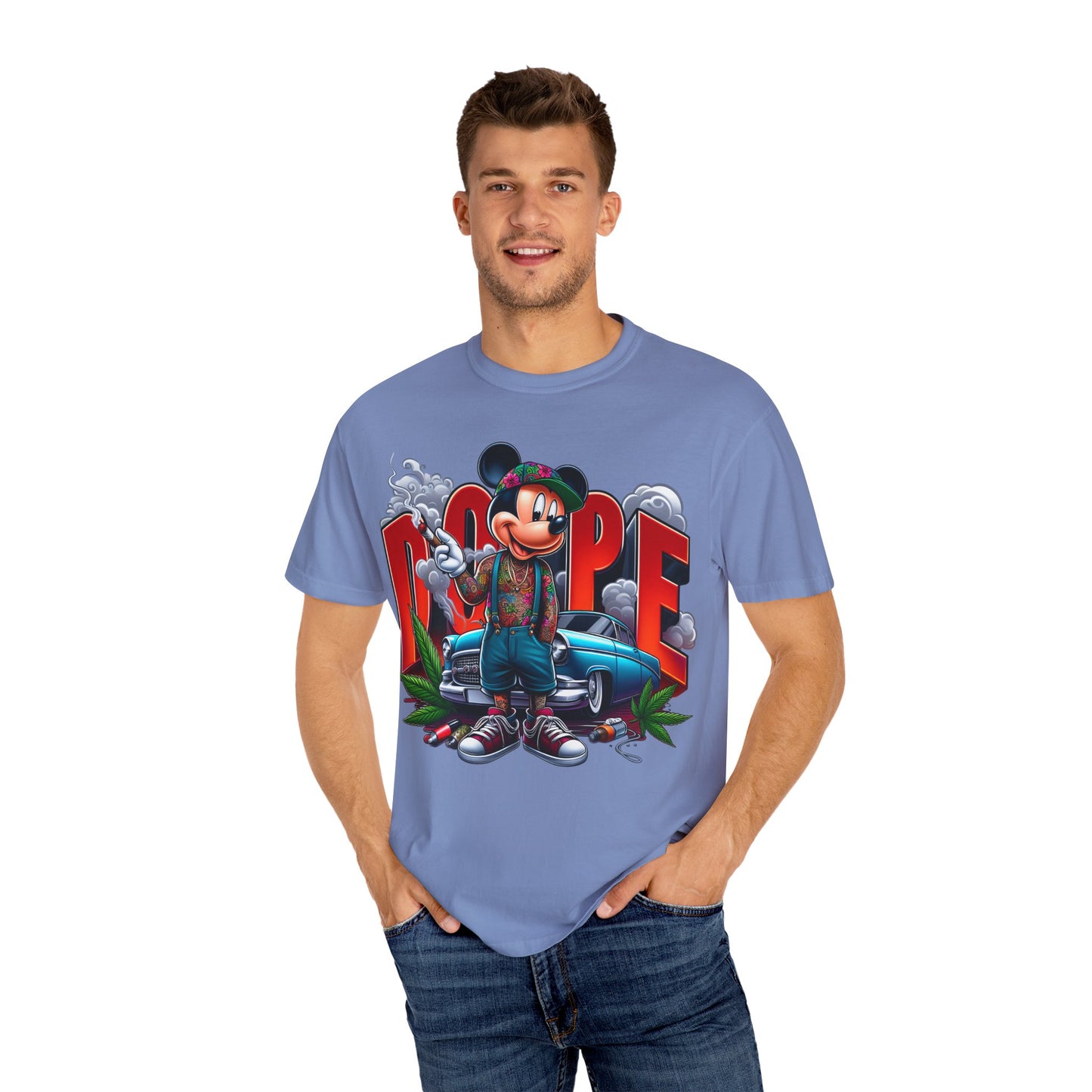 Cool Graphic T-Shirt, Streetwear Tee, Vintage Style Shirt, Gift for Him, Cartoon Art T-Shirt, Casual Wear, Unisex Fashion, 420, Cannabis