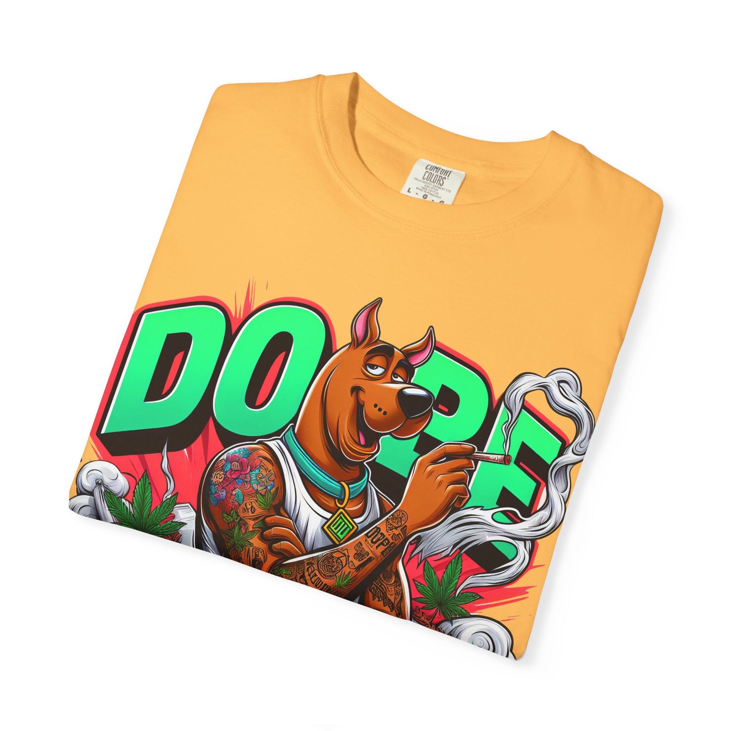 Dope Scooby-Doo Unisex T-Shirt, Cool Graphic Tee, Streetwear Shirt, Gift for Dog Lovers, Retro T-Shirt, 420, Cannabis