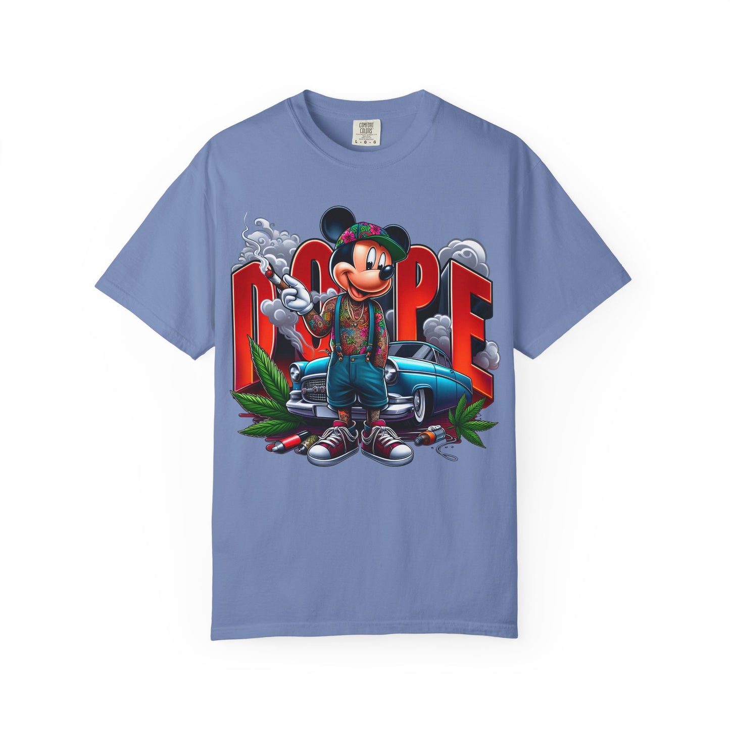Cool Graphic T-Shirt, Streetwear Tee, Vintage Style Shirt, Gift for Him, Cartoon Art T-Shirt, Casual Wear, Unisex Fashion, 420, Cannabis
