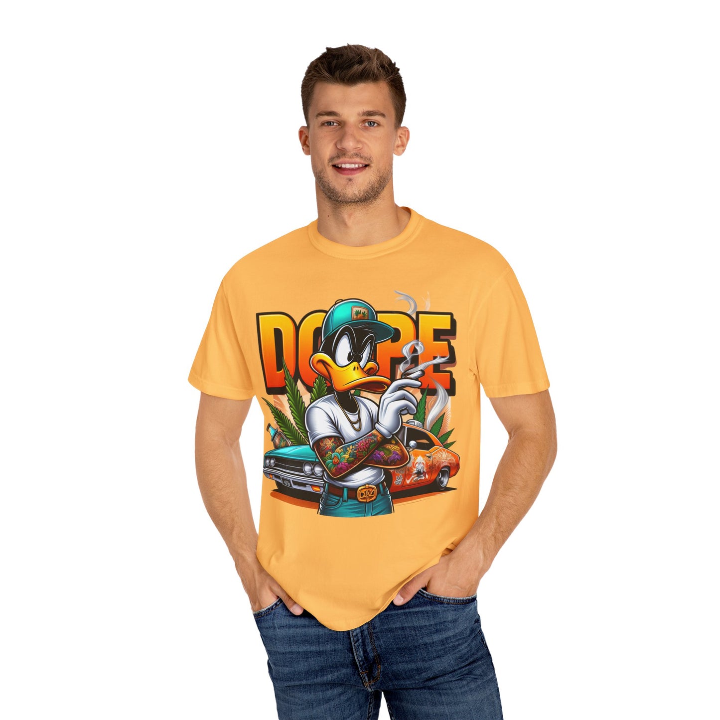 Dope Vibe Unisex Garment-Dyed T-Shirt | Streetwear Fashion, Casual Style, Hip Hop Merch, Graphic Tee, Cool Gift, Cannabis, 420