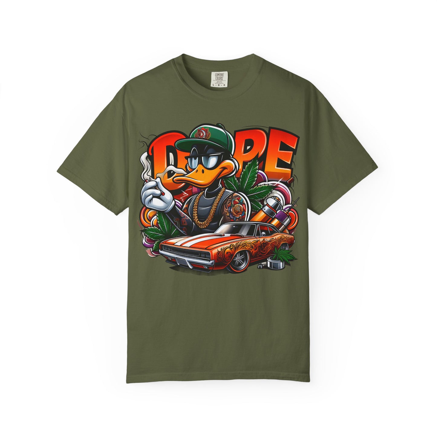 Cool Graphic T-Shirt, Streetwear Style, Urban Fashion, Unisex Tee, Casual Wear, Gift for Car Lovers, Hip-Hop Vibe, 420, Cannabis