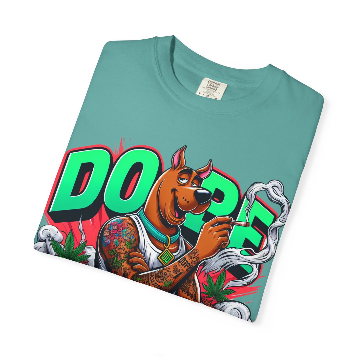 Dope Scooby-Doo Unisex T-Shirt, Cool Graphic Tee, Streetwear Shirt, Gift for Dog Lovers, Retro T-Shirt, 420, Cannabis