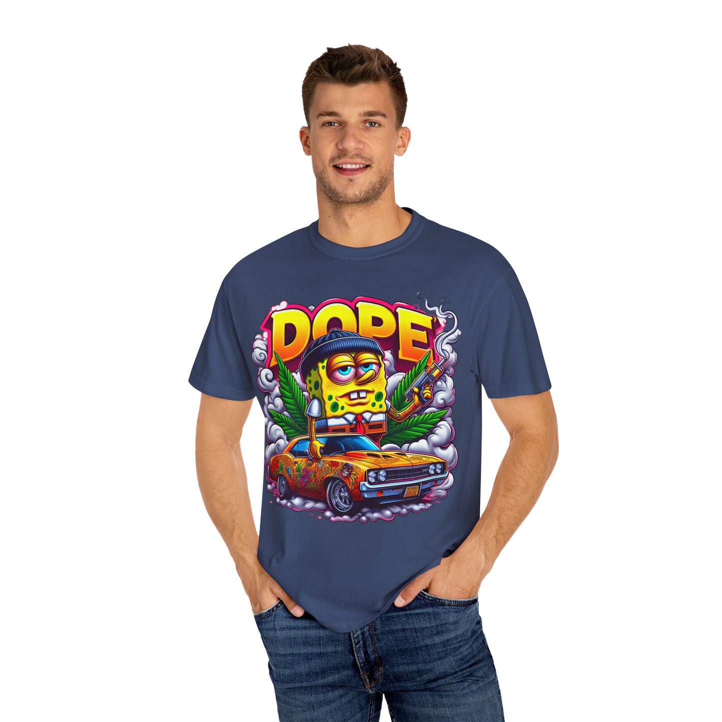 Vibrant Graphic Tee: Funky Cartoon T-Shirt, Unisex Fashion, Casual Wear, Gift for Friends, Streetwear Style, Cool Graphic Tee, 420, Cannabis