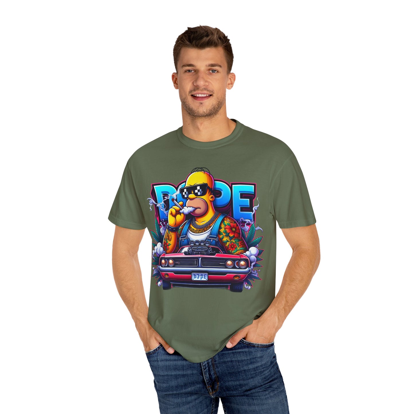 Urban Vibe Graphic Tee - Streetwear, Casual Style, Gift for Him, Retro Animation, Summer Fashion, 420, Cannabis