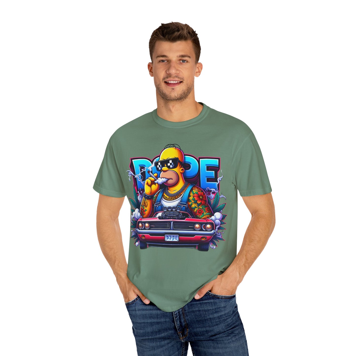 Urban Vibe Graphic Tee - Streetwear, Casual Style, Gift for Him, Retro Animation, Summer Fashion, 420, Cannabis